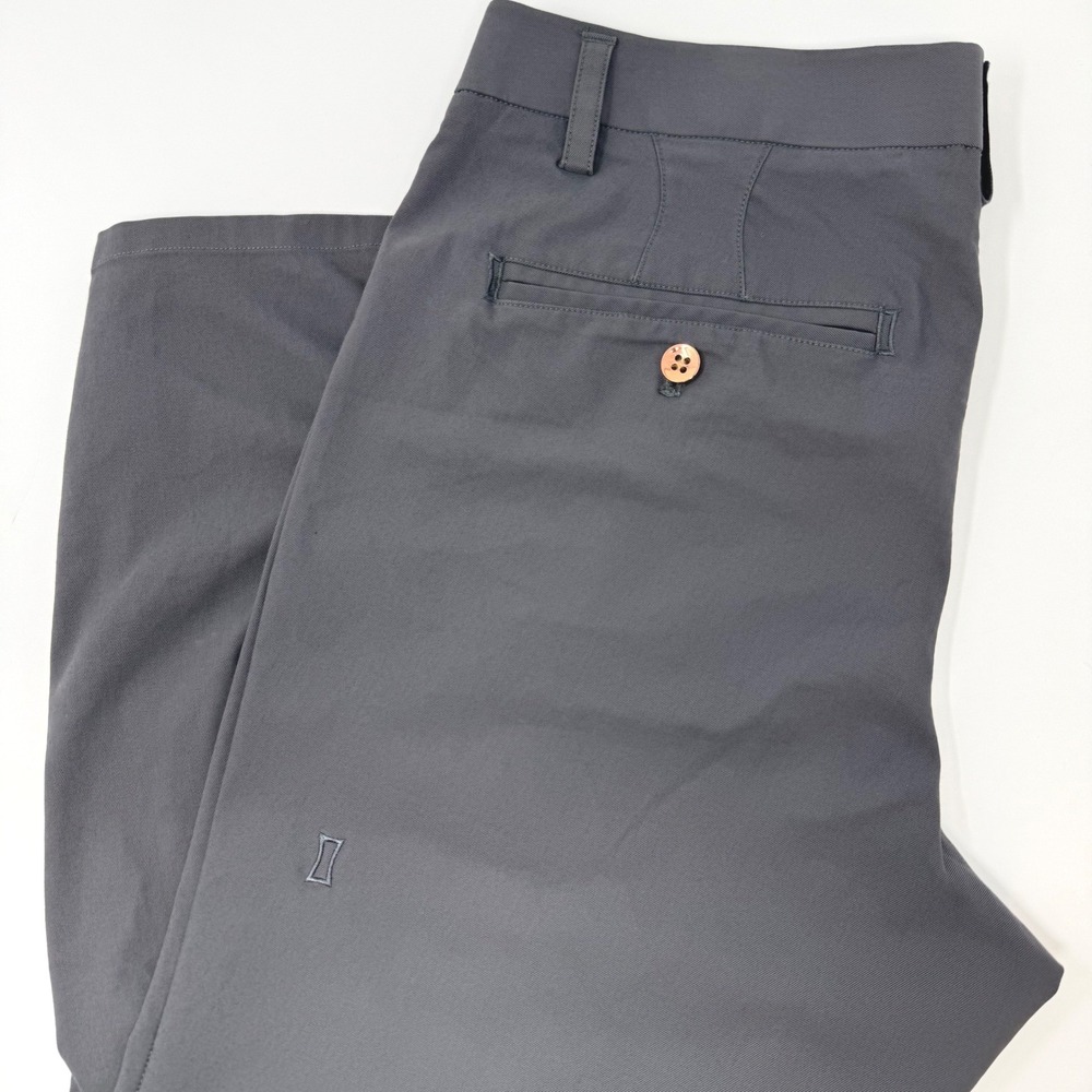 Kit and Ace Navigator Trousers Mens 34X27 Gray Technical Stretch Commuter Pants